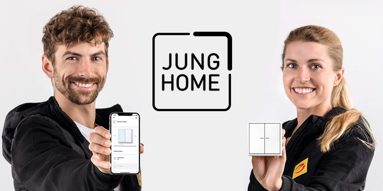 JUNG HOME bei Elektroinstallation Rauch in Eschenburg-Simmersbach